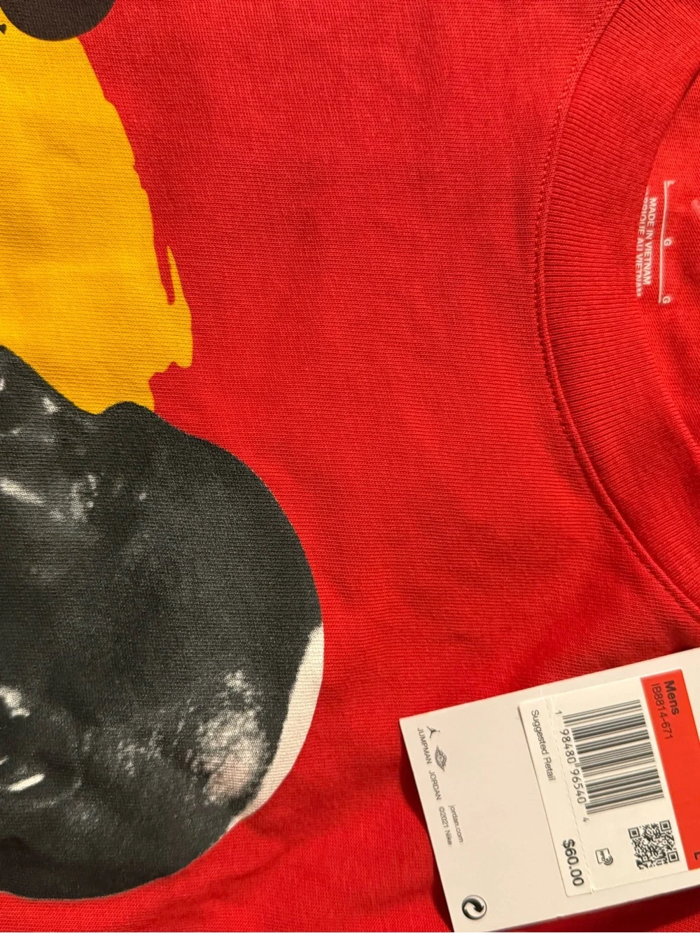 Jordan Men's Statement 1985 Crew Tee Size Large